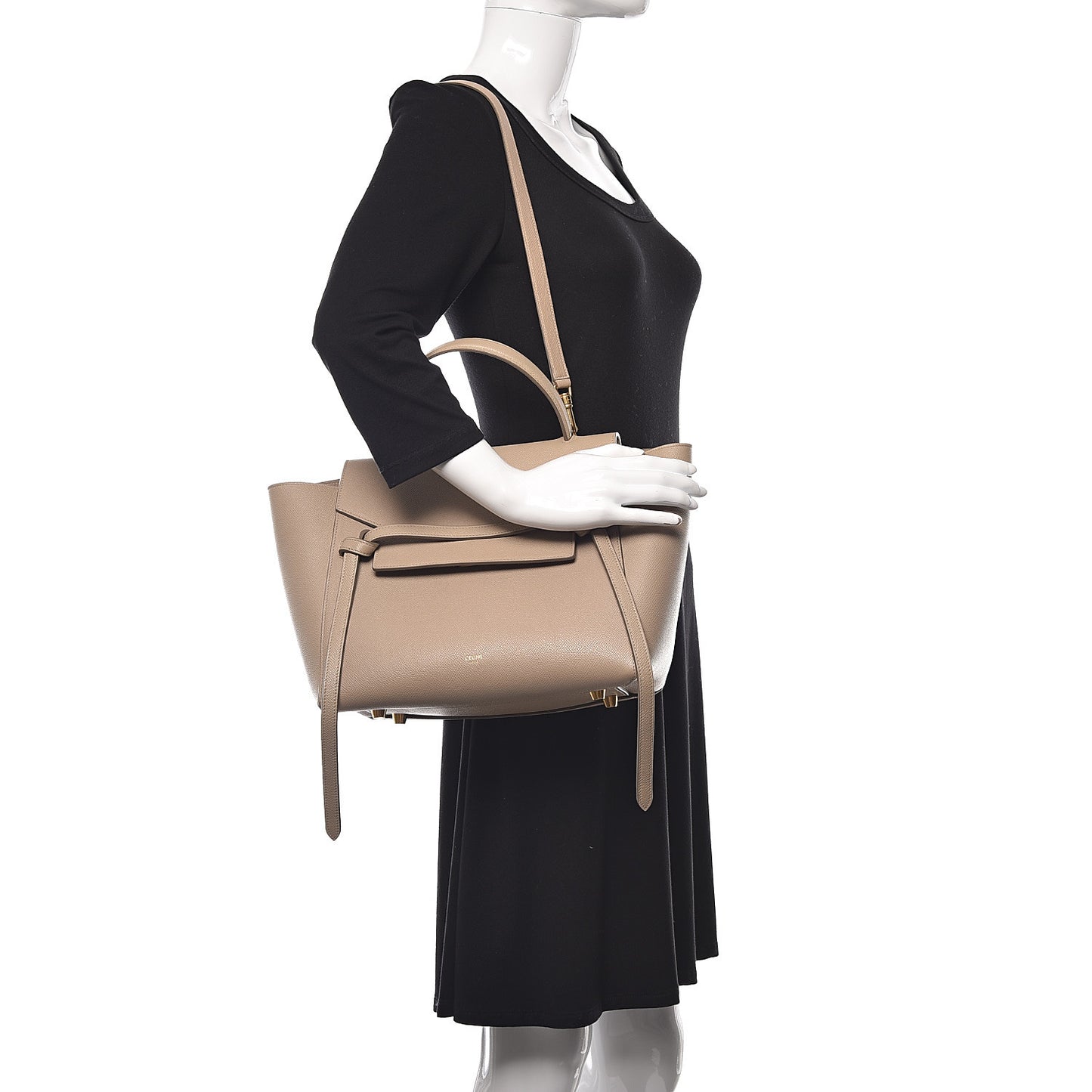 Grained Calfskin Mini Belt Bag Dune