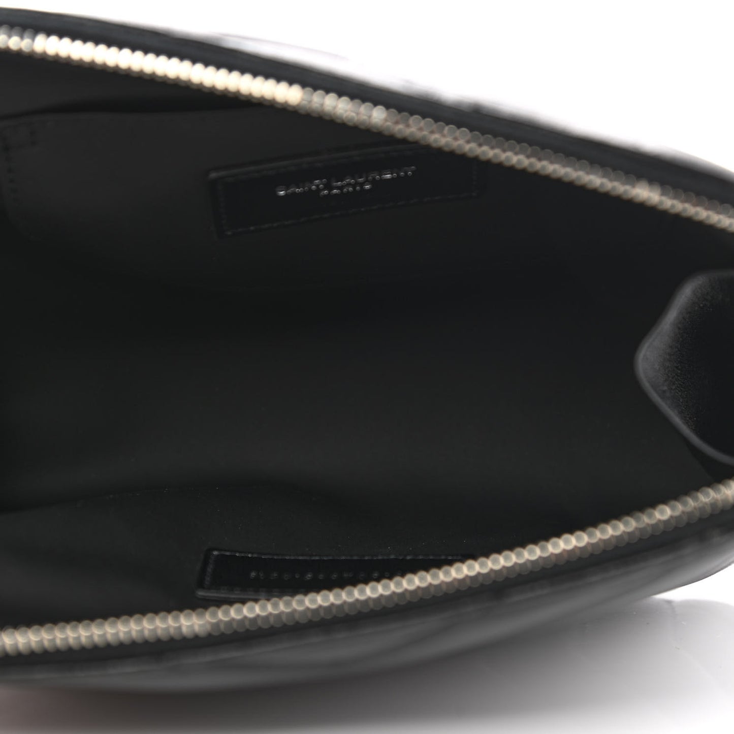 Lambskin Matelasse Cosmetic Case Black