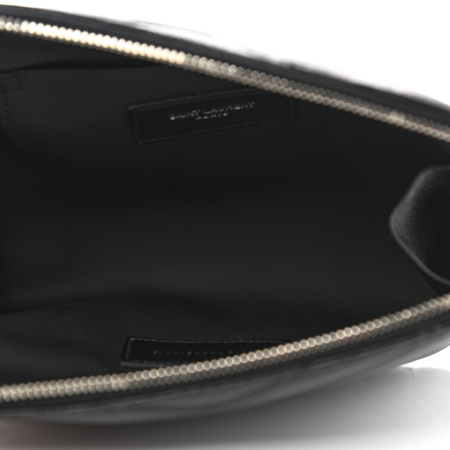 Saint Laurent Lambskin Matelasse Cosmetic Case Black 5 of 8