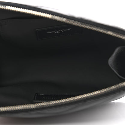 Saint Laurent Lambskin Matelasse Cosmetic Case Black 5 of 8