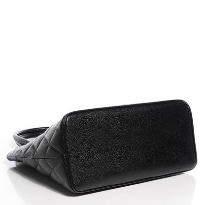 Chanel Caviar Quilted Medallion Tote Black 4 of 8