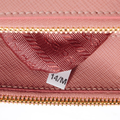 Prada Saffiano Lux Mini Double Zip Tote Orchidea 10 of 12
