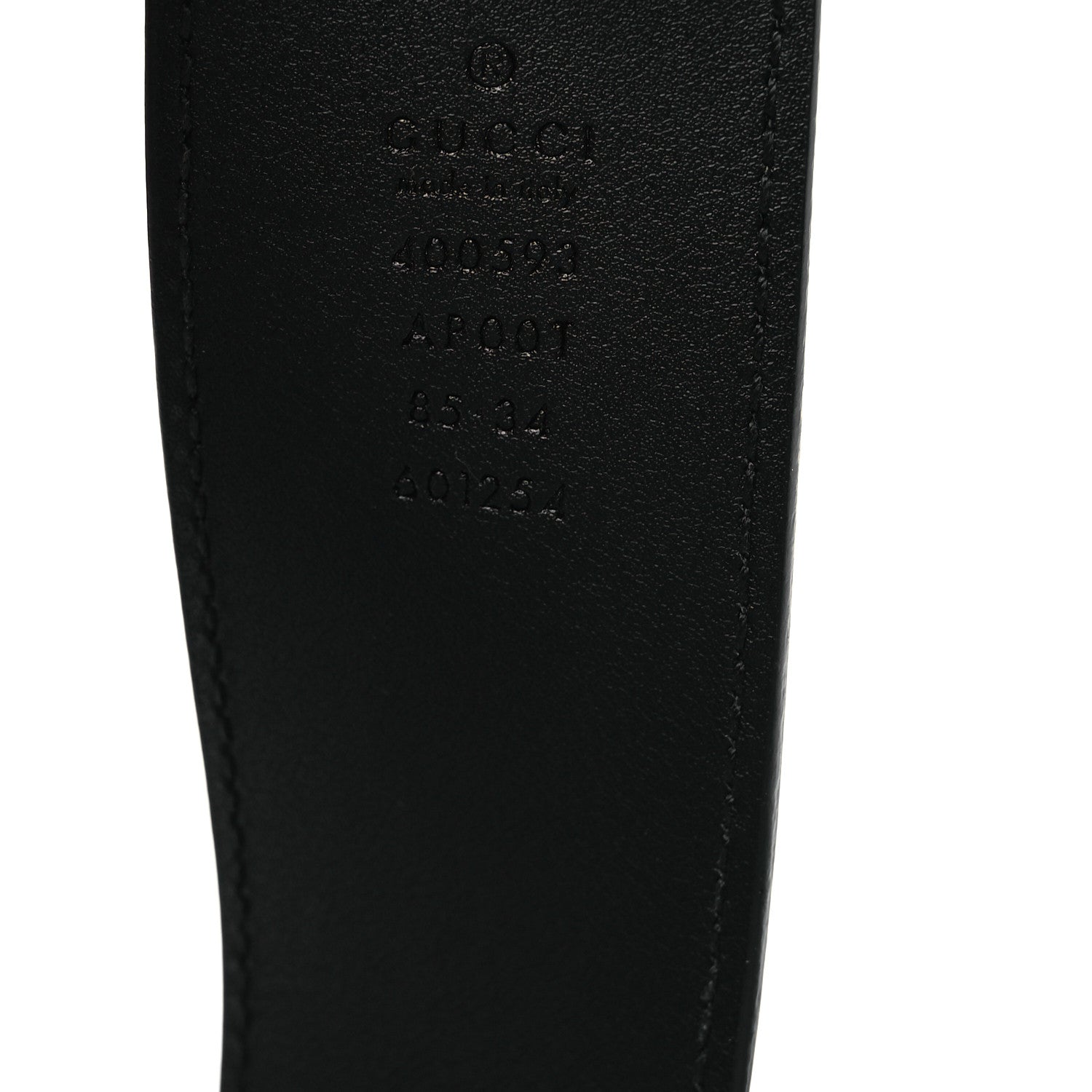 Gucci Calfskin Double G 40mm Belt 85 34 Black 5 of 7