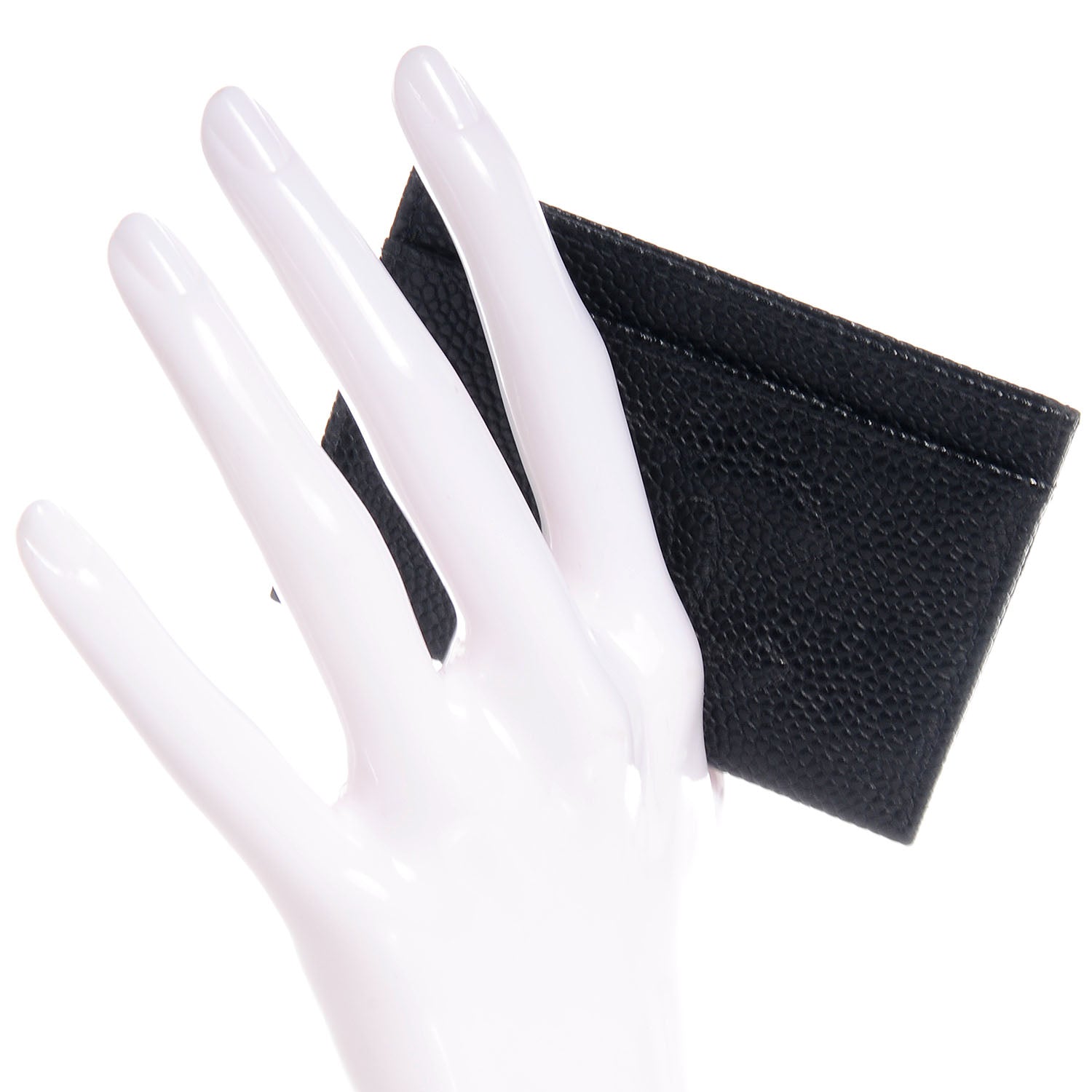 Chanel Caviar Timeless CC Card Holder Black 2 of 8
