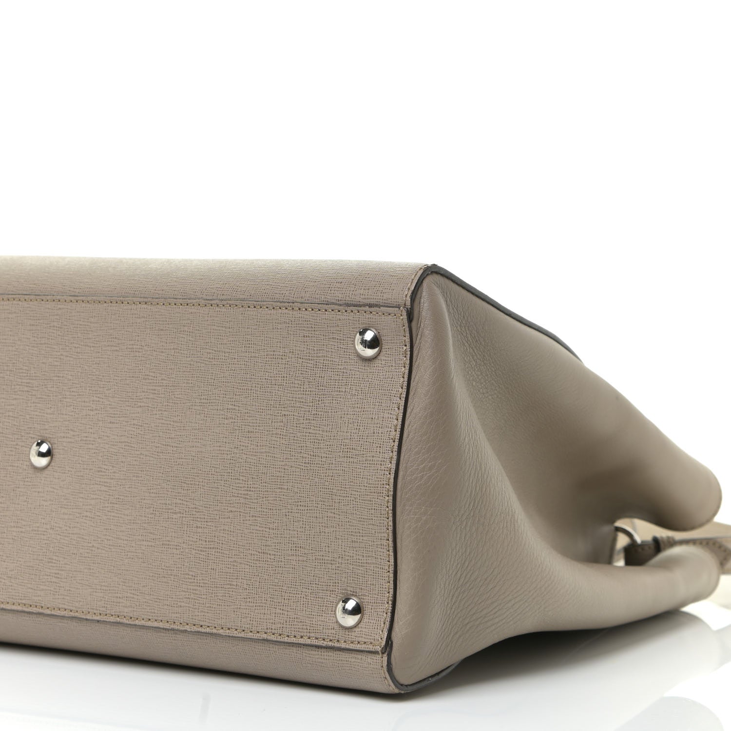 Fendi Vitello Elite Regular 2Jours Tote Tortora 9 of 11