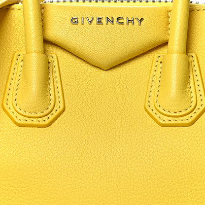 Givenchy Sugar Goatskin Mini Antigona Yellow 8 of 12