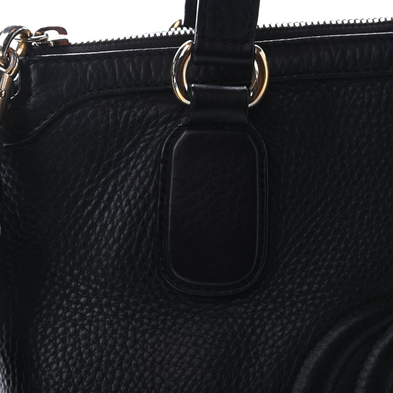 Gucci Cellarius Calfskin Small Soho Top Handle Satchel Black 9 of 10