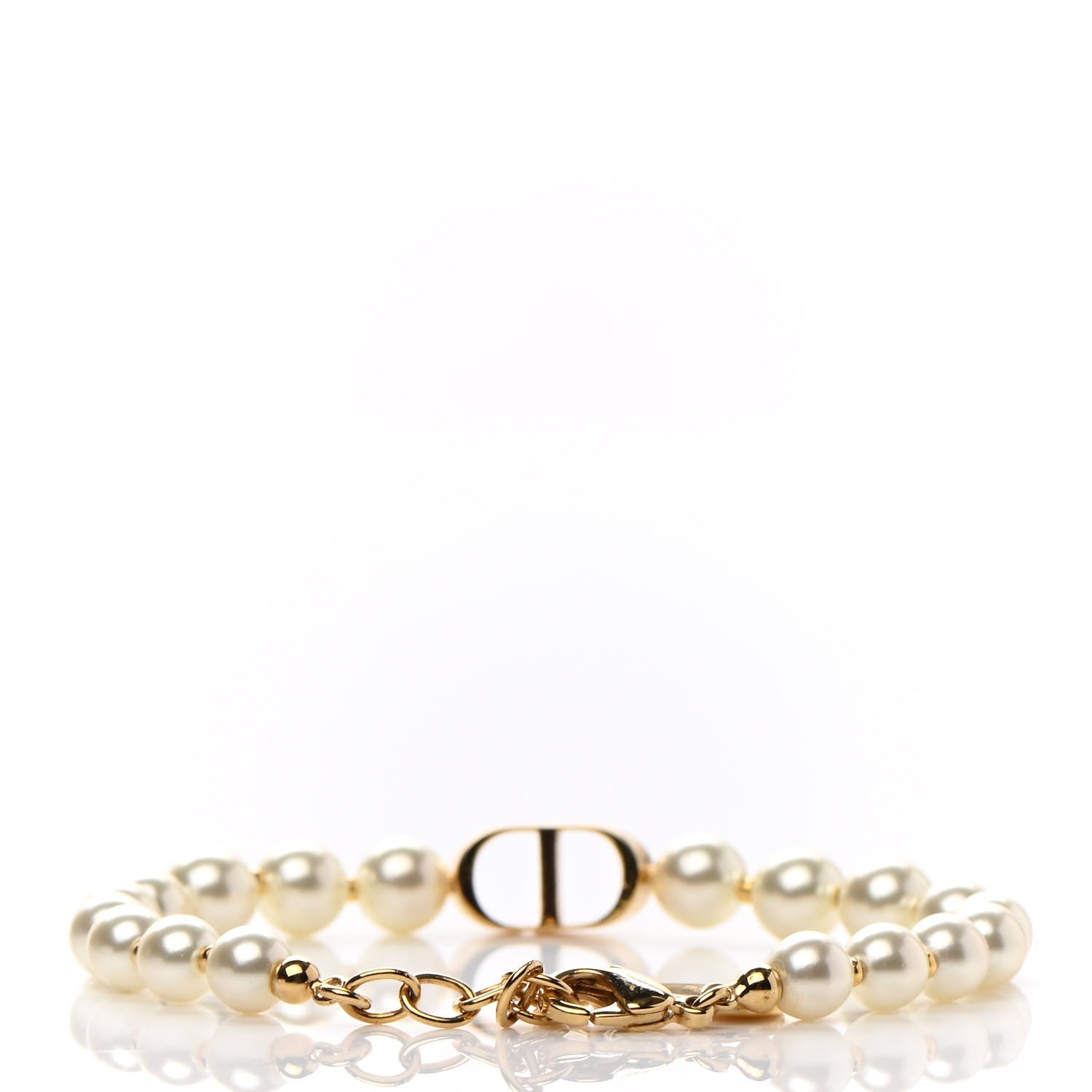 Christian Dior Pearl 30 Montaigne Bracelet Gold 3 of 5