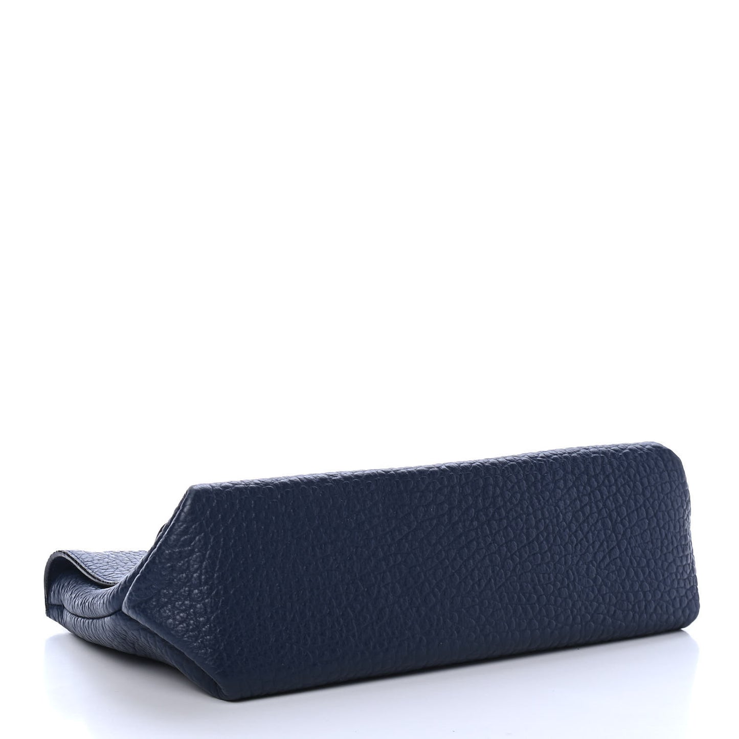 Signature Grain Medium Midenhall Crossbody Bag Blue Carbon