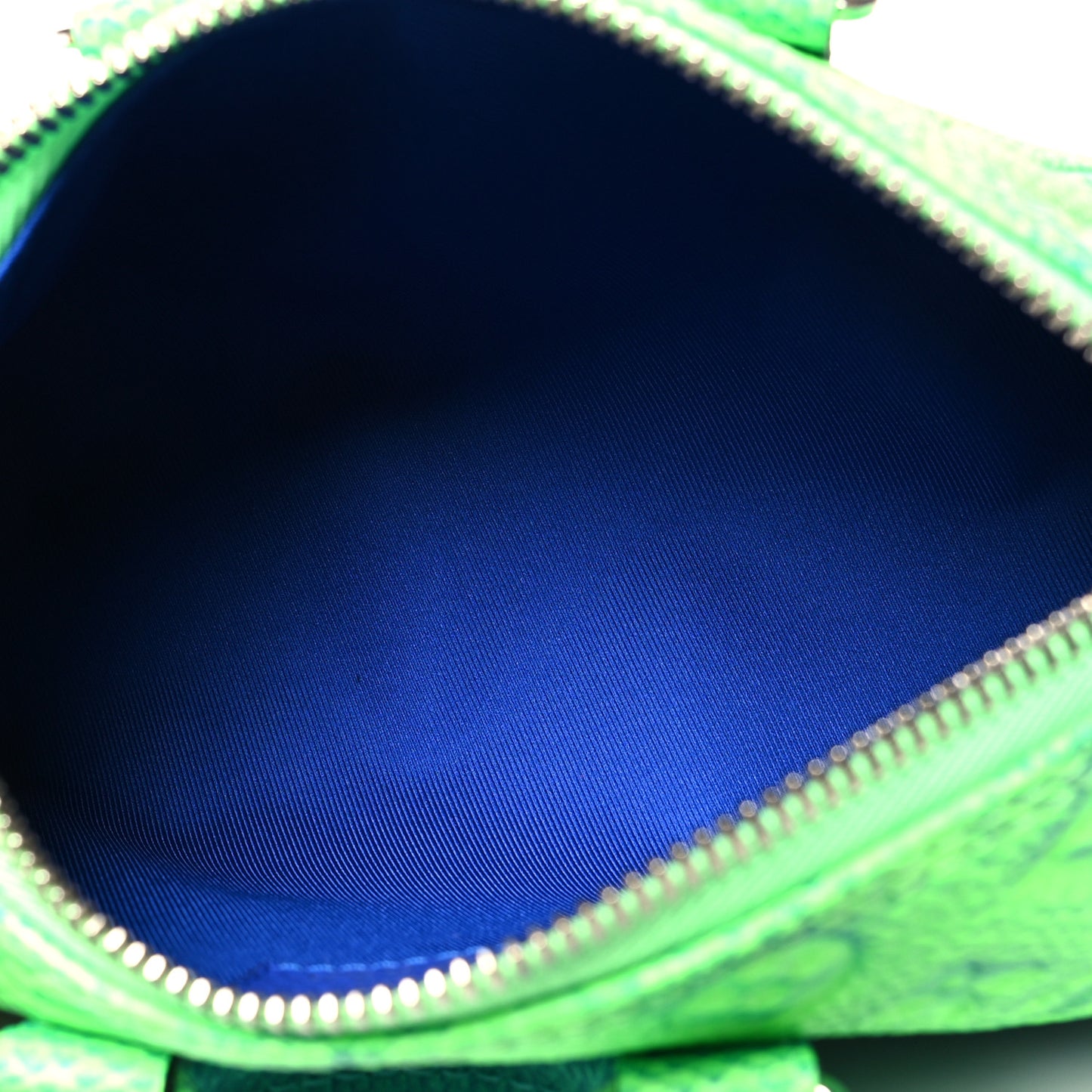 Taurillon Illusion Keepall XS Bleu Vert
