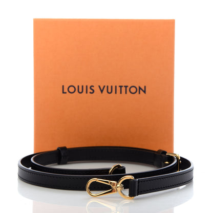 Louis Vuitton Calfskin 16mm Adjustable Shoulder Strap Black 4 of 4