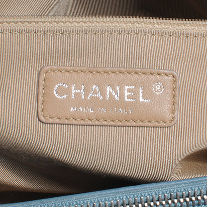 Chanel Caviar Timeless CC Shopping Tote Blue 6 of 9