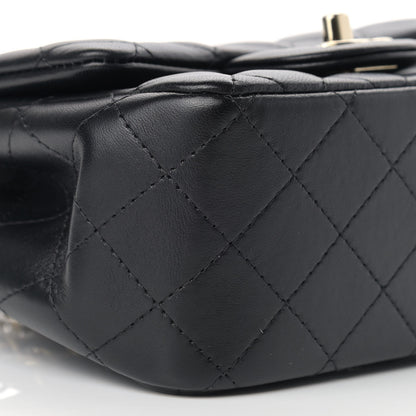 Chanel Lambskin Quilted Mini Square Flap Black 8 of 11
