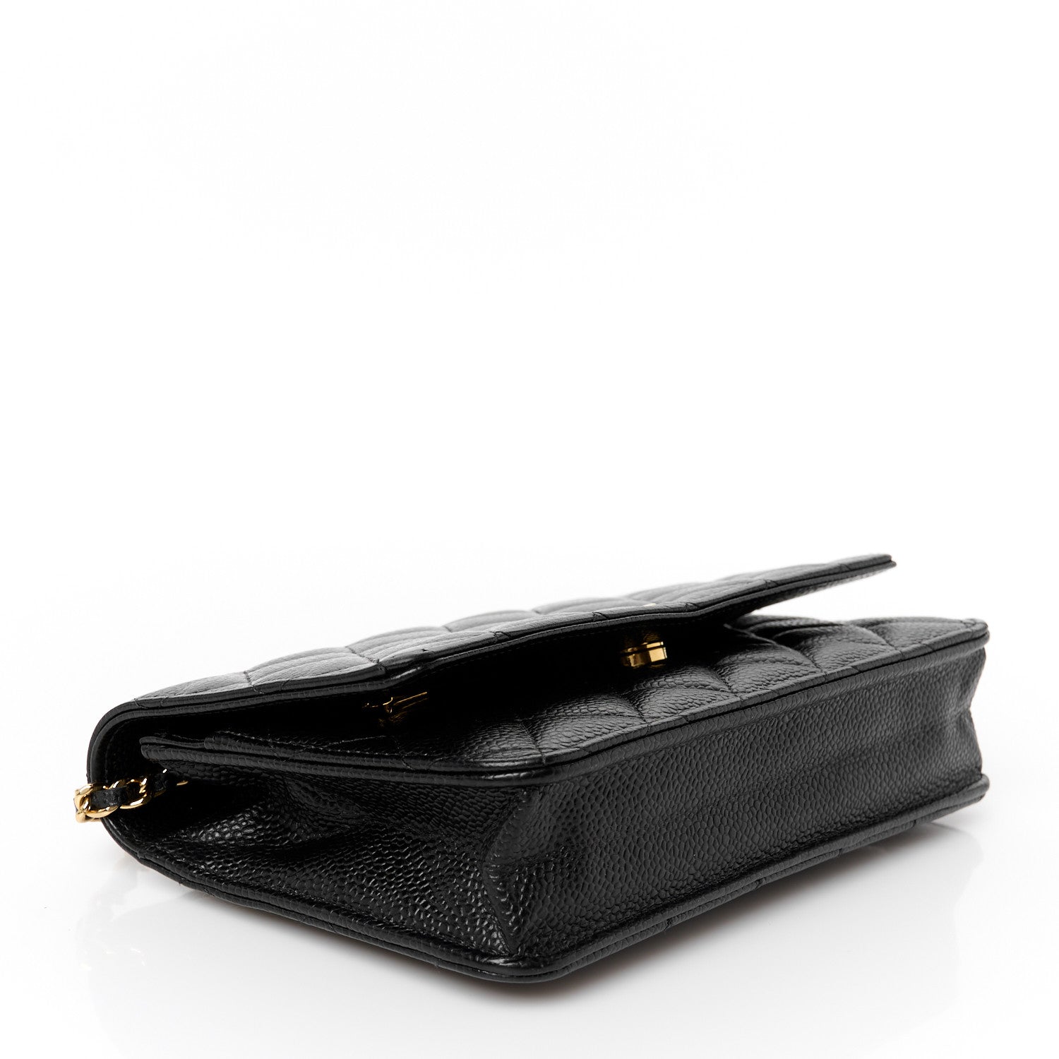 Chanel Caviar Quilted Wallet On Chain WOC Black 4 of 11