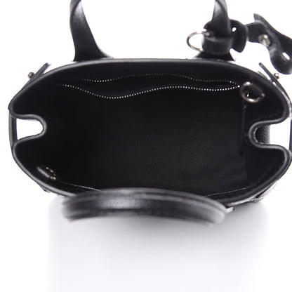 Burberry Goatskin Link Print Baby Banner Tote Black 5 of 9