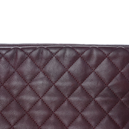 Chanel Calfskin Quilted Istanbul Accordion Flap Burgundy 8 of 15