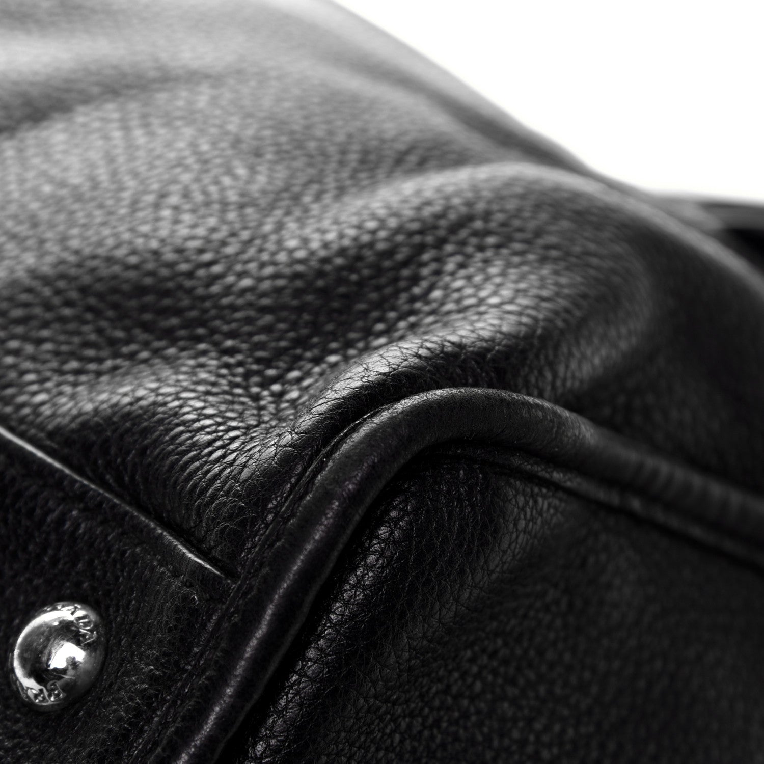 Prada Vitello Daino Top Handle Tote Black 18 of 39