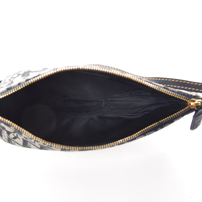Christian Dior Monogram Mini Saddle Pochette Navy 5 of 10