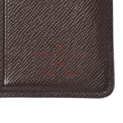 Louis Vuitton Damier Ebene Billfold Wallet 6 Credit Card Slots 5 of 9