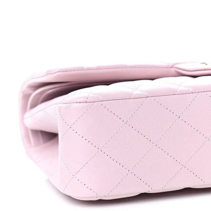 Chanel Iridescent Calfskin Quilted Medium Double Flap Light Pink 8 of 11