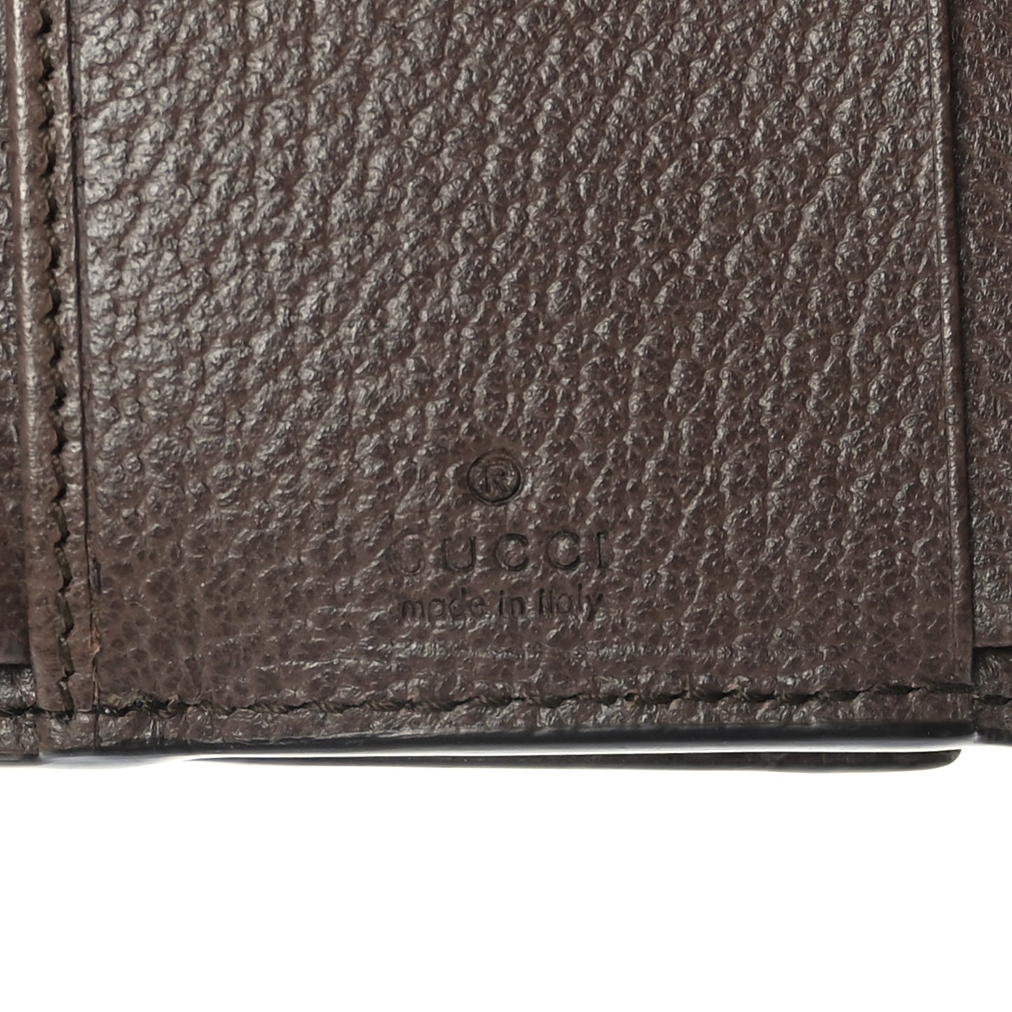 GG Supreme Monogram Web Ophidia Bi-Fold Wallet Beige New Acero