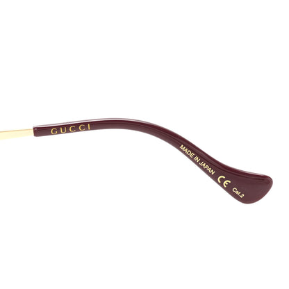 Gucci Metal Round Sunglasses GG1089SA Gold Red 6 of 7