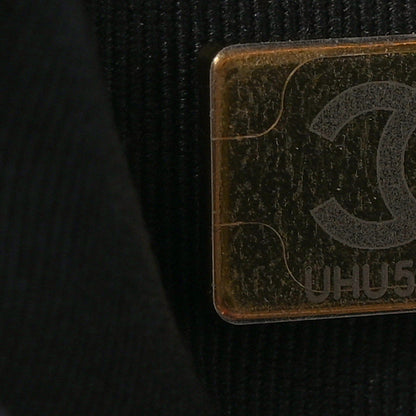 Chanel Printed Fabric Quilted Camellia Backpack Black Multicolor 8 of 10