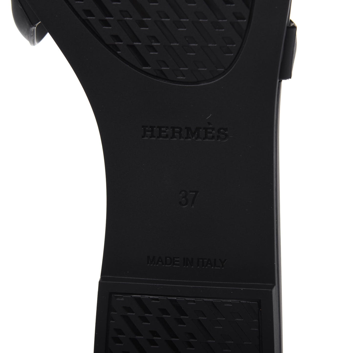 Rubber Aloha Sandals 37 Black