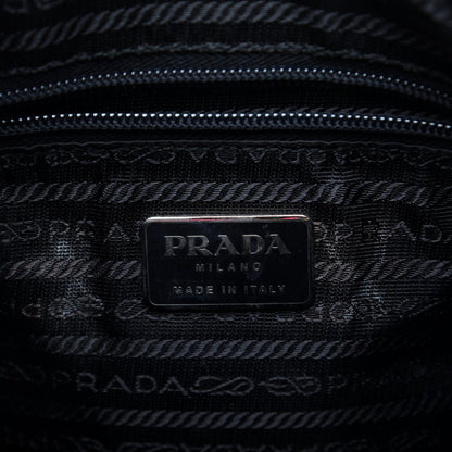 Prada Spazzolato Top Handle White 8 of 12