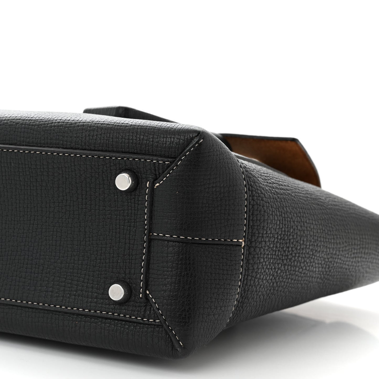 Grainy Calfskin Small Arco Black