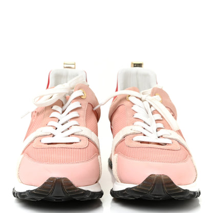 Louis Vuitton Suede Calfskin Run Away Sneakers 38.5 Rouge Pink 2 of 19