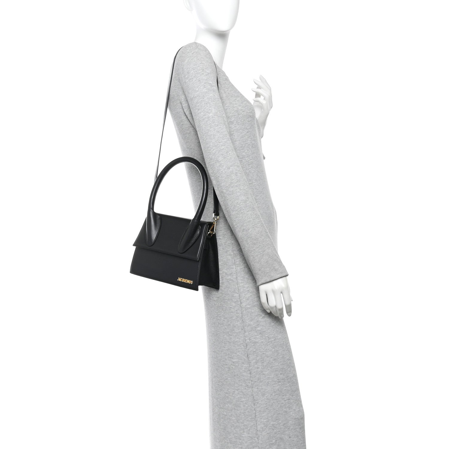 Jacquemus Smooth Calfskin Le Grand Chiquito Black 2 of 12
