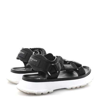 Givenchy Calfskin Canvas Braided Spectre Sandals 42 Black 5 of 11