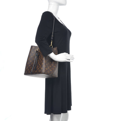 Louis Vuitton Monogram Neonoe MM Black 2 of 8