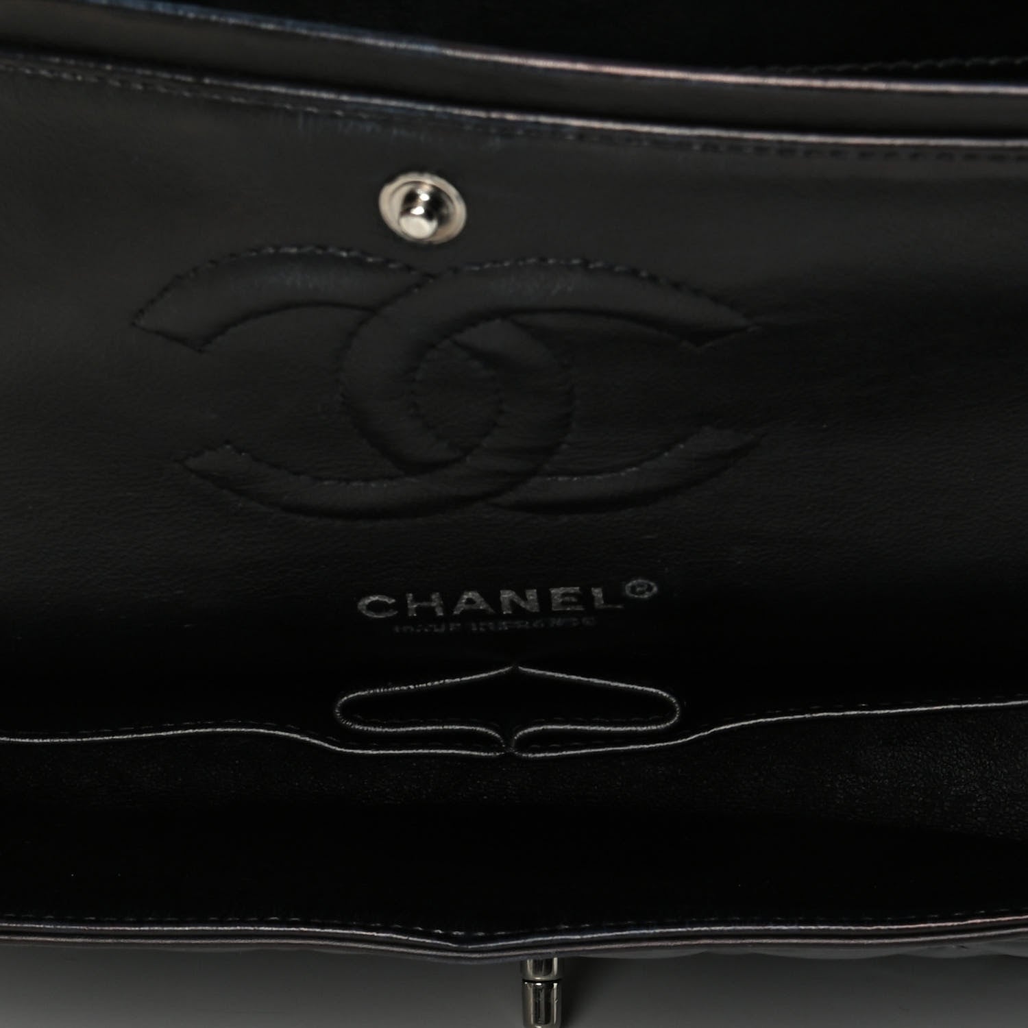 Chanel Patent Quilted Medium Double Flap Black 4 of 6