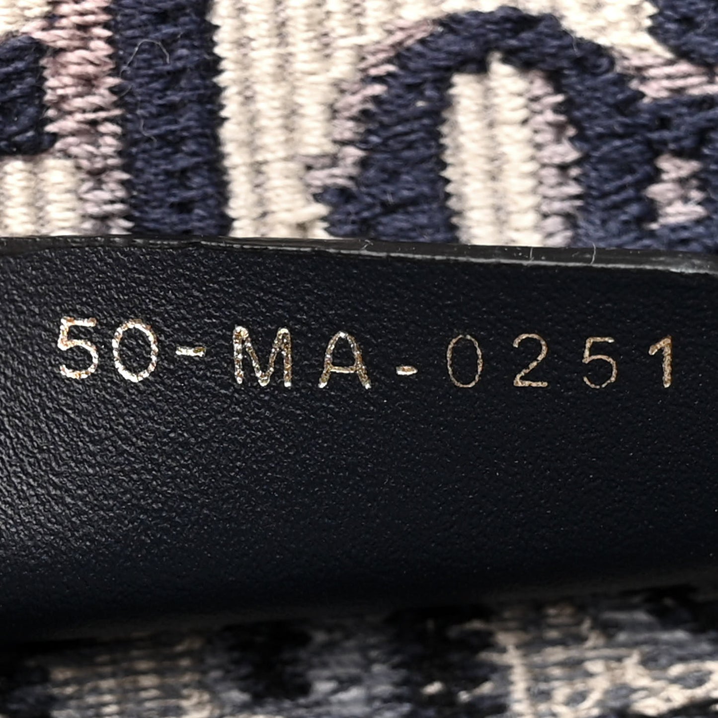 Oblique Medium Book Tote Blue Multicolor