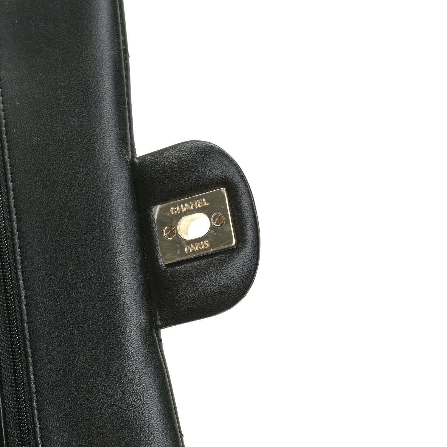 Chanel Lambskin Quilted Small Double Flap Black 13 of 14
