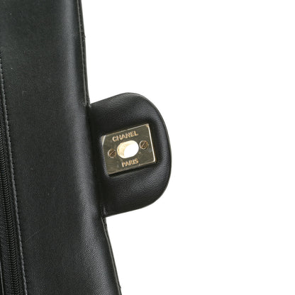 Chanel Lambskin Quilted Small Double Flap Black 13 of 14