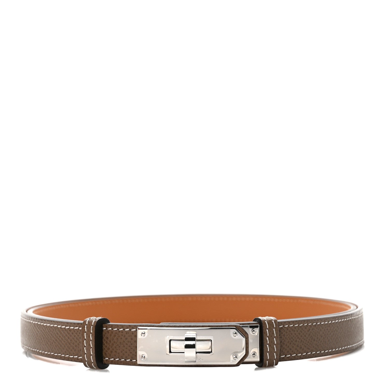 Hermes Epsom Kelly Belt Etoupe 1 of 4