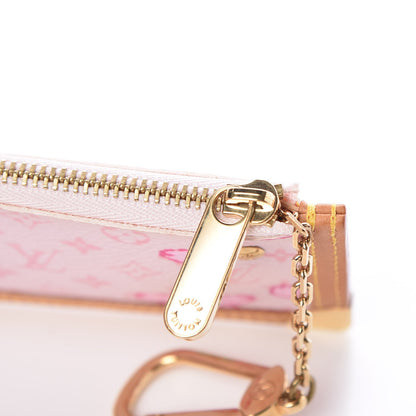 Louis Vuitton Monogram Cherry Blossom Key Pouch Pink 10 of 13