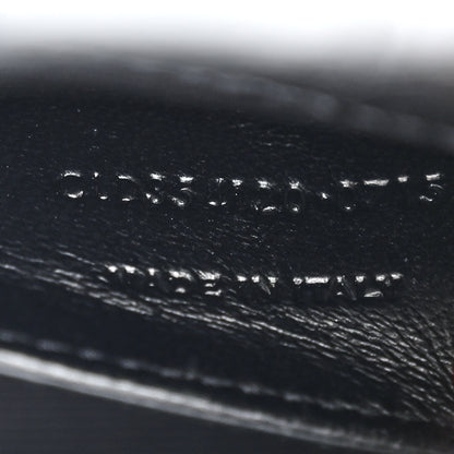 Saint Laurent Calfskin Crocodile Embossed Small Classic Monogram Kate Tassel Satchel Black 8 of 14