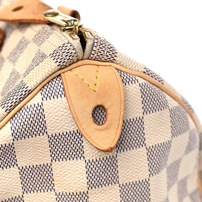 Louis Vuitton Damier Azur Speedy 30 14 of 17