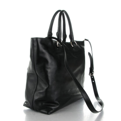 Prada Soft Calf Shopping Tote Nero Black 3 of 8