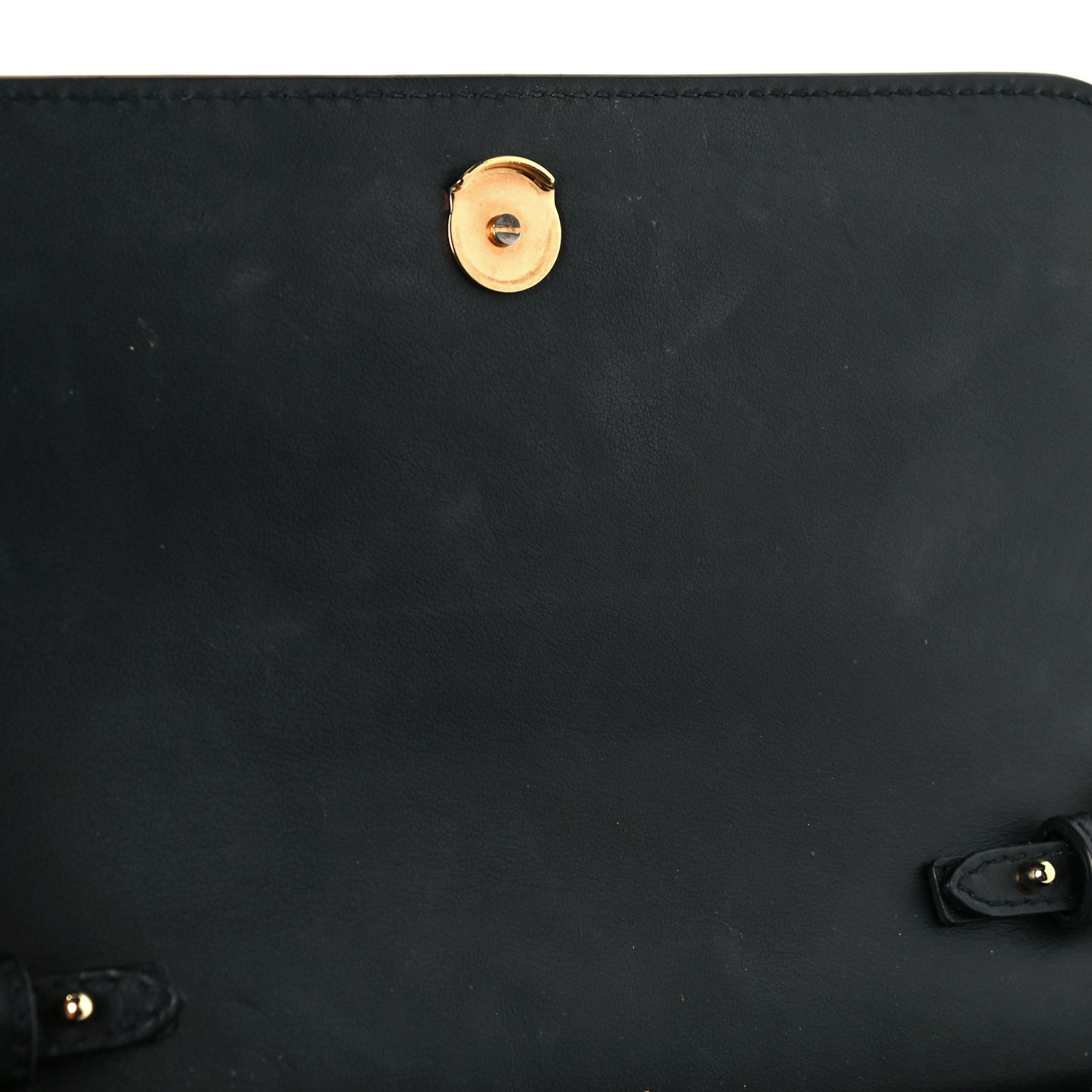 Calfskin Mini Vintage Check Note Bag Black