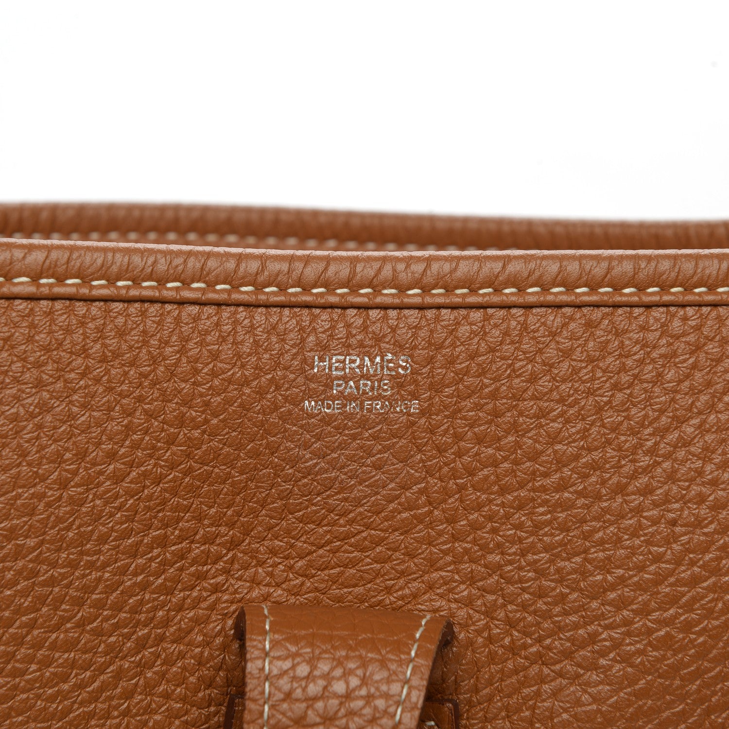 Hermes Taurillon Clemence Evelyne III GM Gold 6 of 9