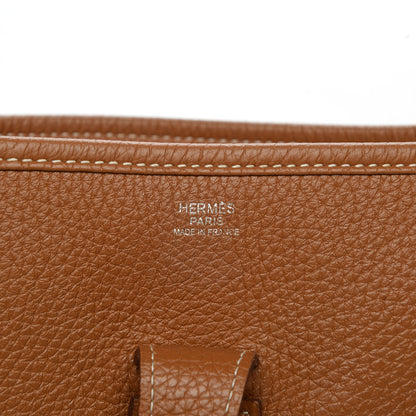 Hermes Taurillon Clemence Evelyne III GM Gold 6 of 9
