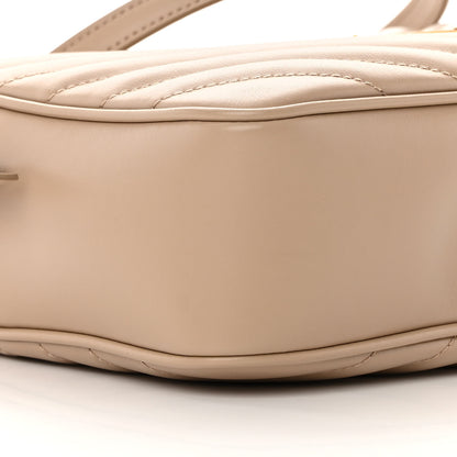 Saint Laurent Calfskin Matelasse Monogram Lou Camera Bag Dark Beige 9 of 15
