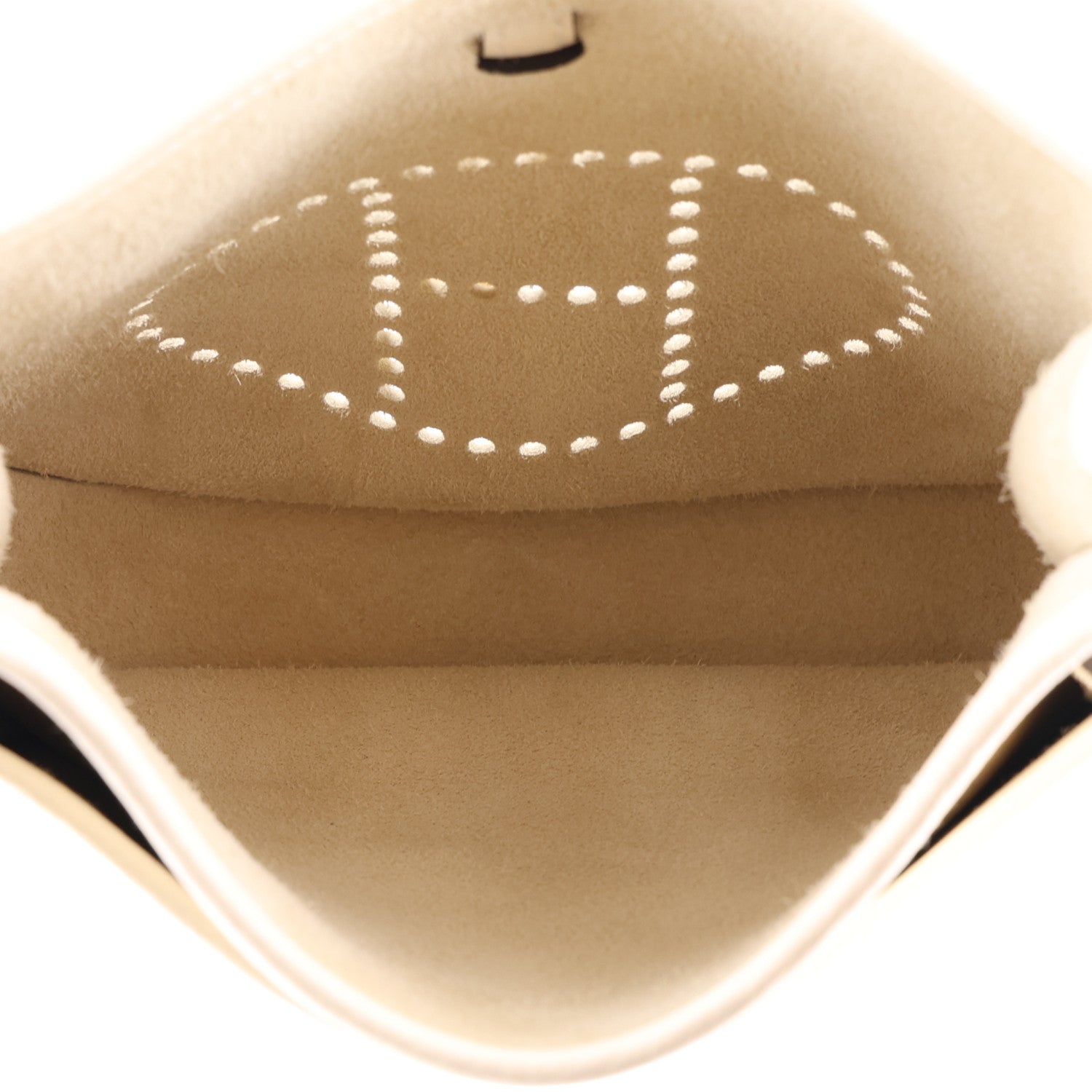 Hermes Taurillon Clemence Evelyne 23 Poche III Cream 5 of 10