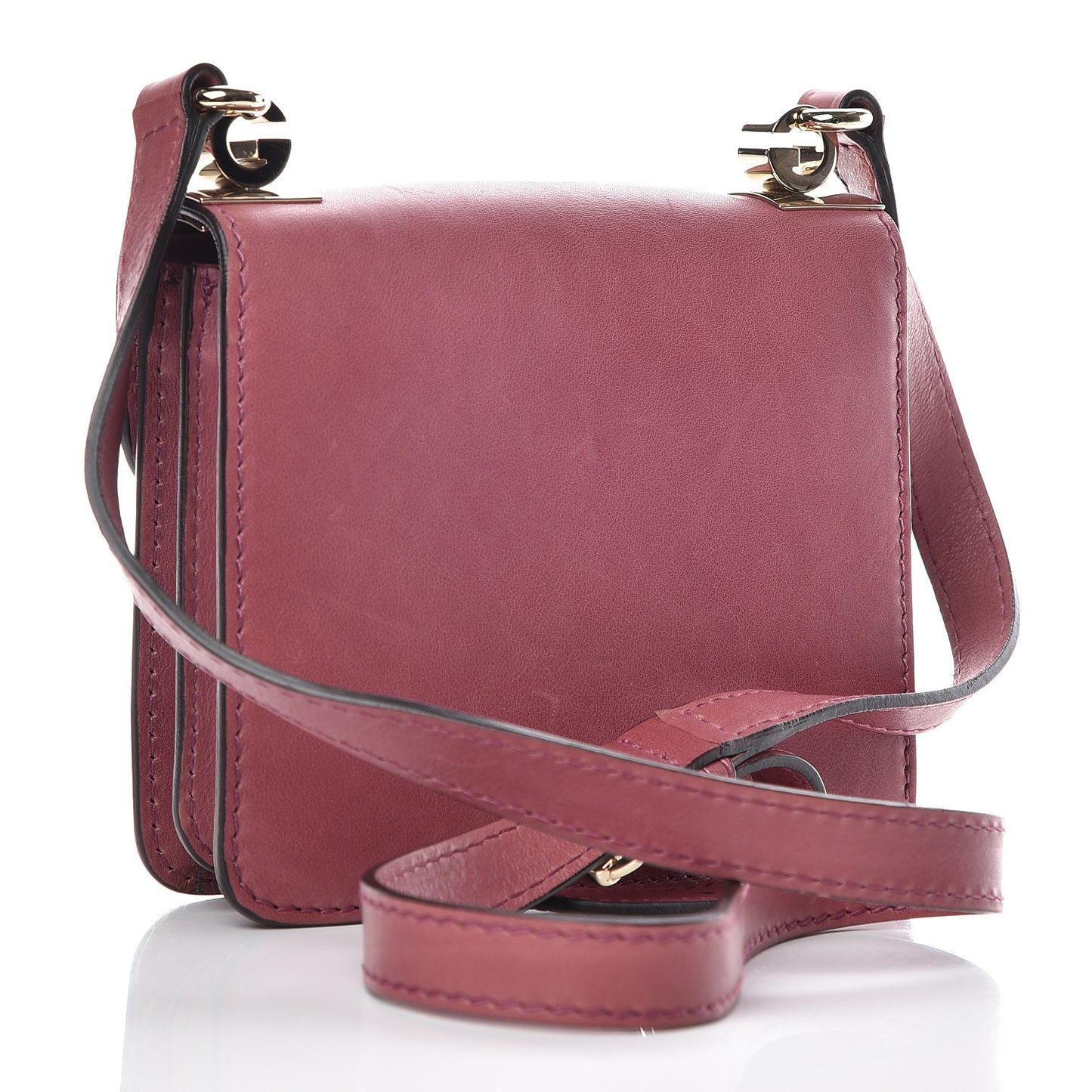Calfskin Small 1973 Shoulder Flap Bag Peonia Flower