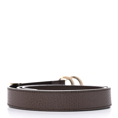 Gucci Textured Dollar Calfskin Torchon Double G 25mm Belt 85 34 New Acero 2 of 4